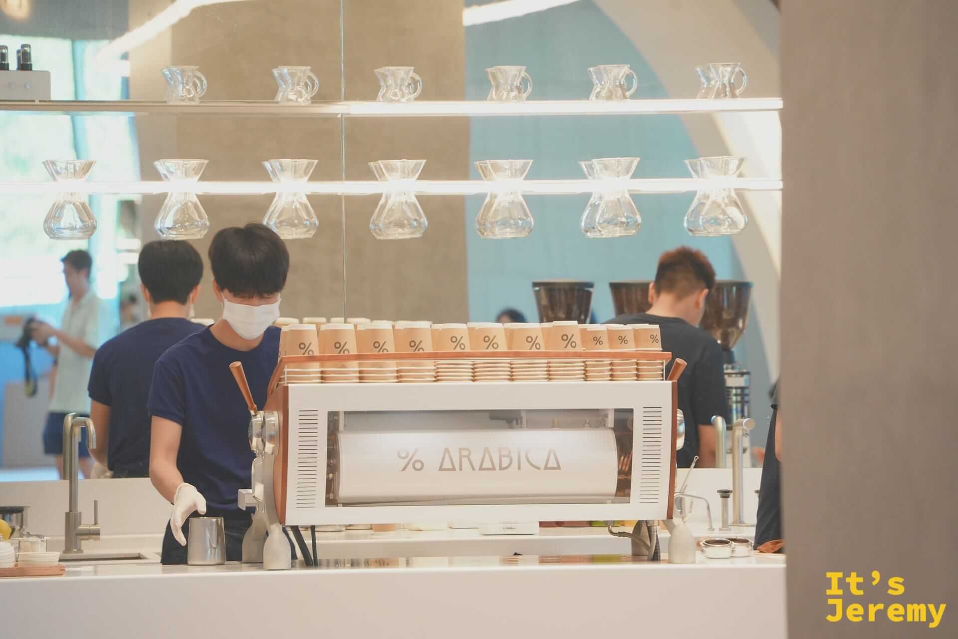 %Arabica的店員