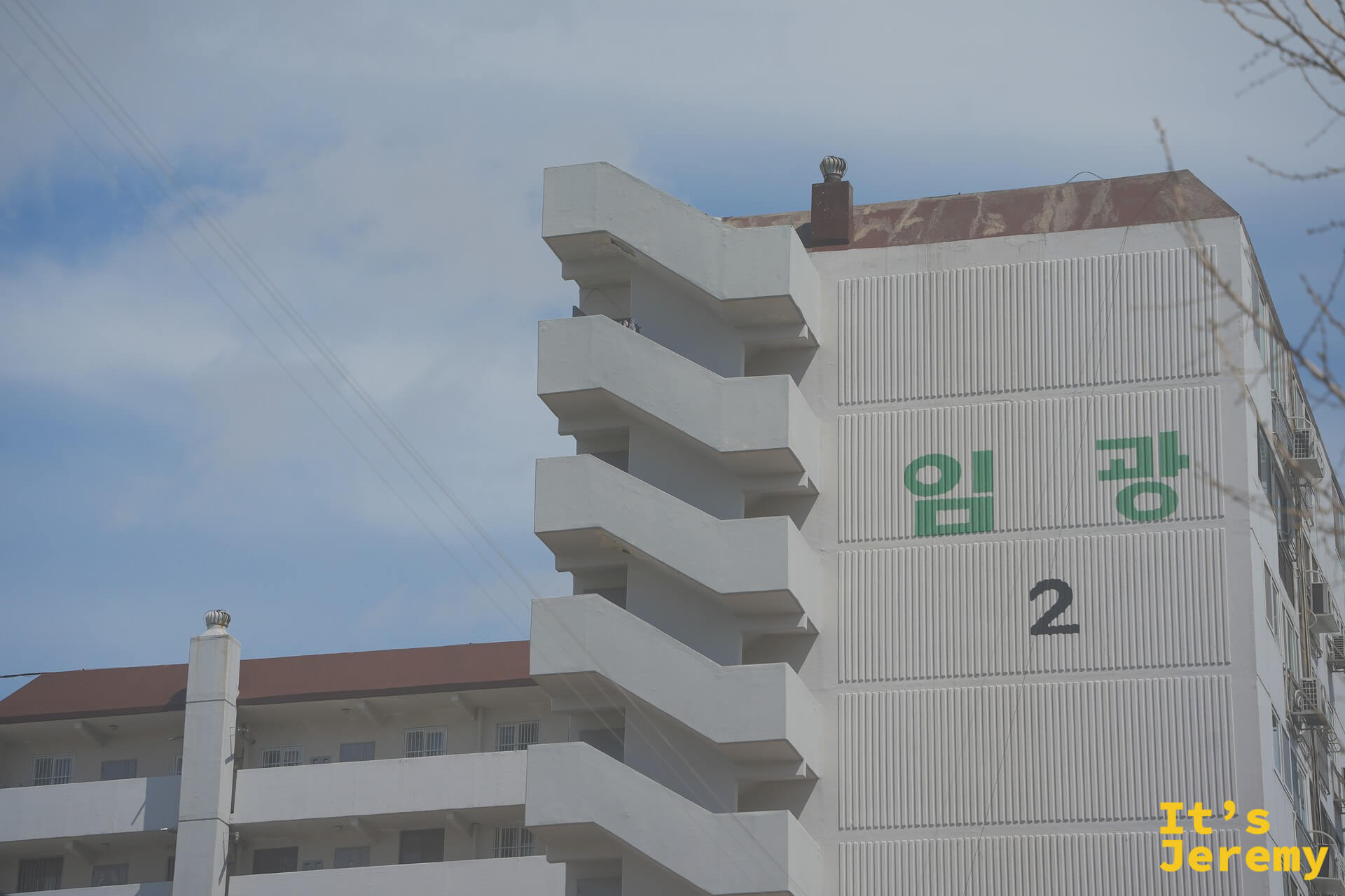 晉州市區另一角,午後的街道安靜而有生活感
