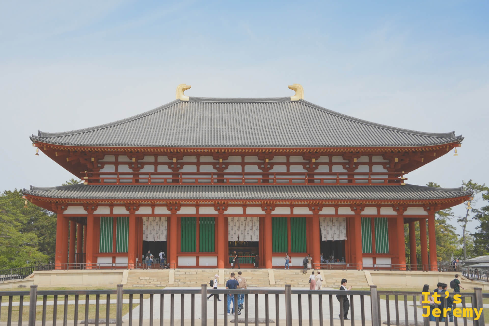 興福寺中金堂正面全景