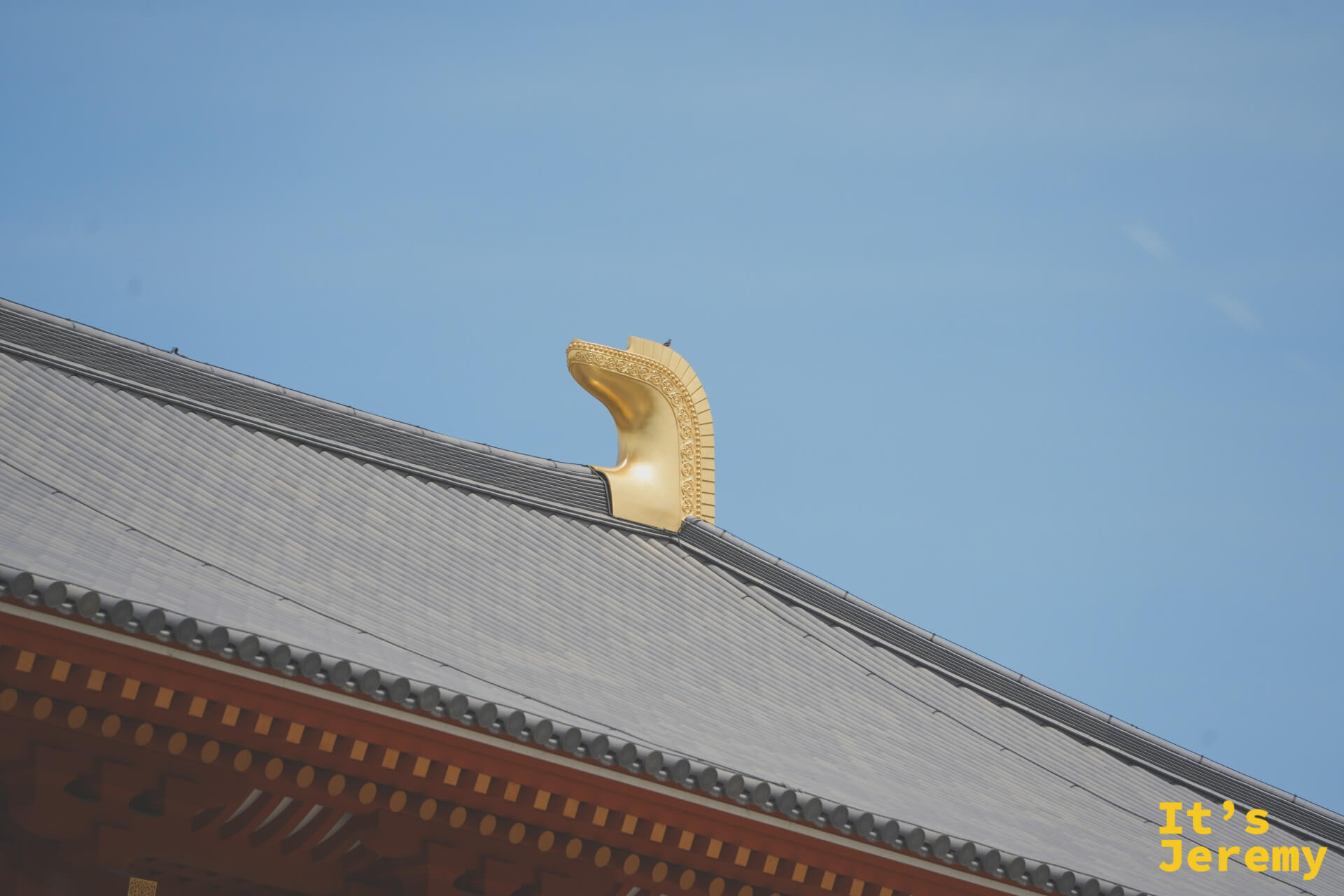 中金堂金色鴟尾特寫