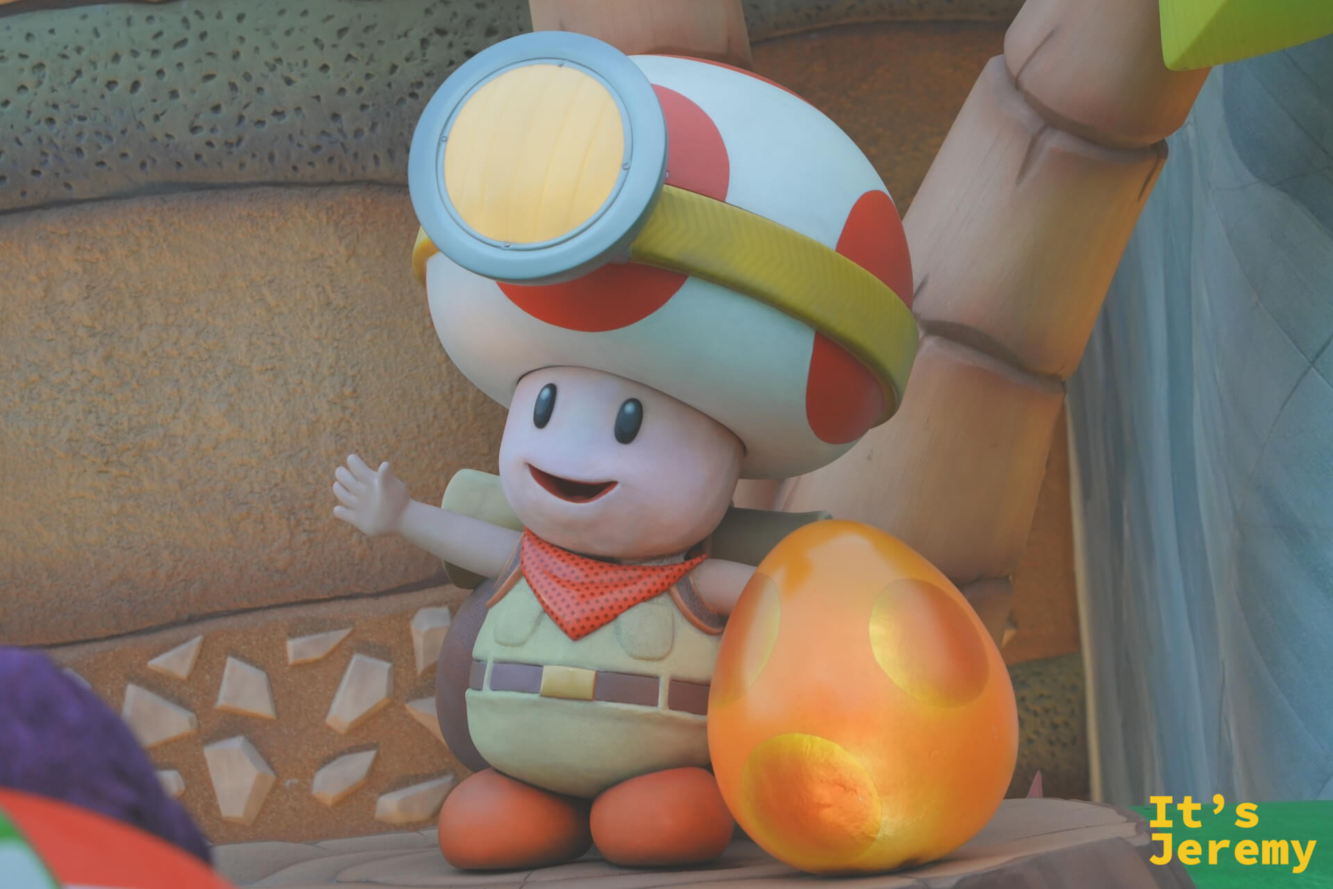 探索隊長 Toad（キャプテン・トード）的立體模型，頭燈與探險裝扮的設計可愛又有個性