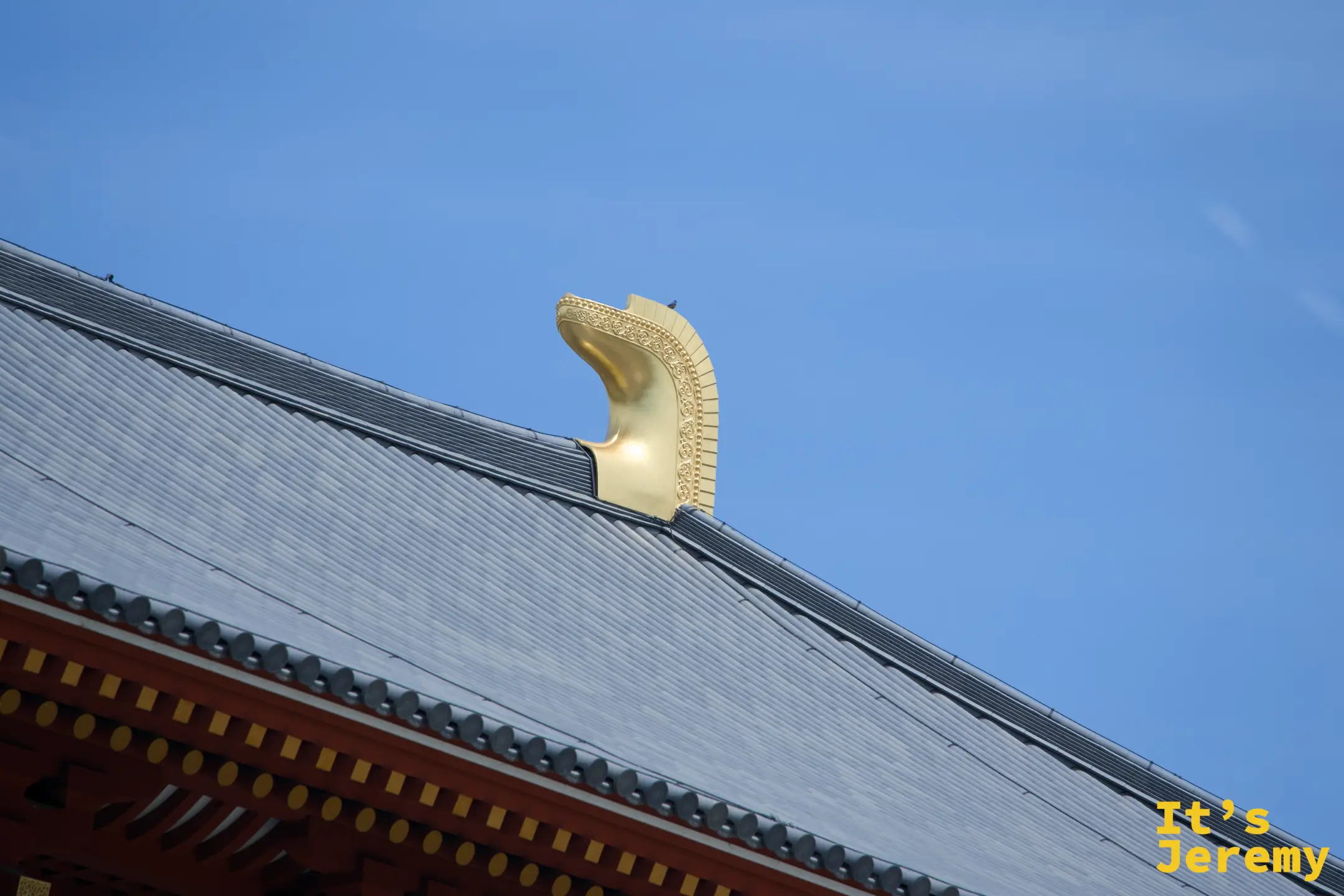 中金堂金色鴟尾特寫