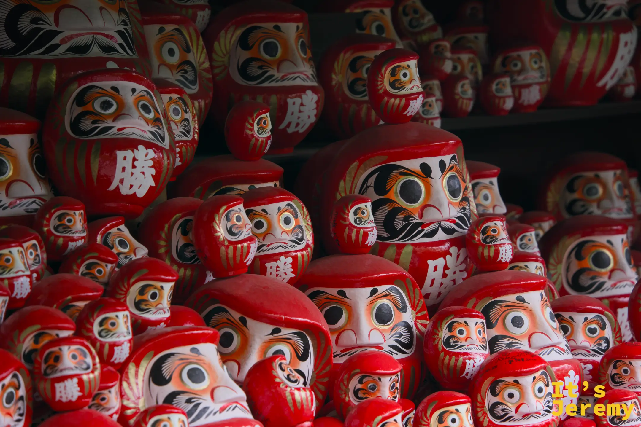 達摩近景，神情各異，色彩飽和