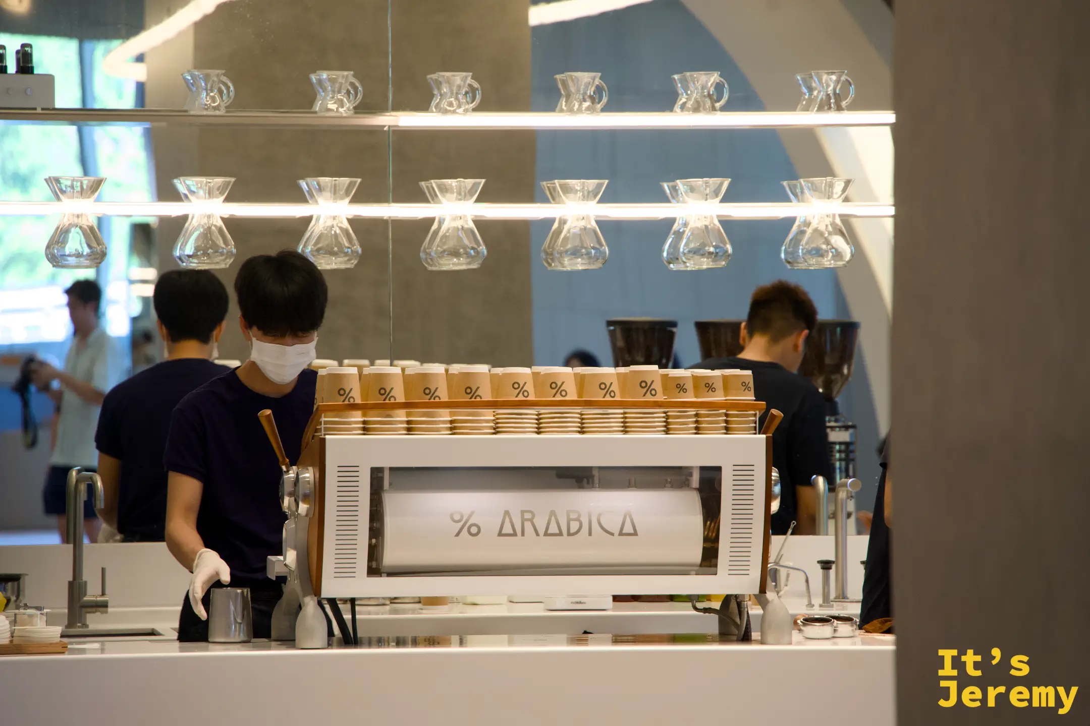 %Arabica的店員