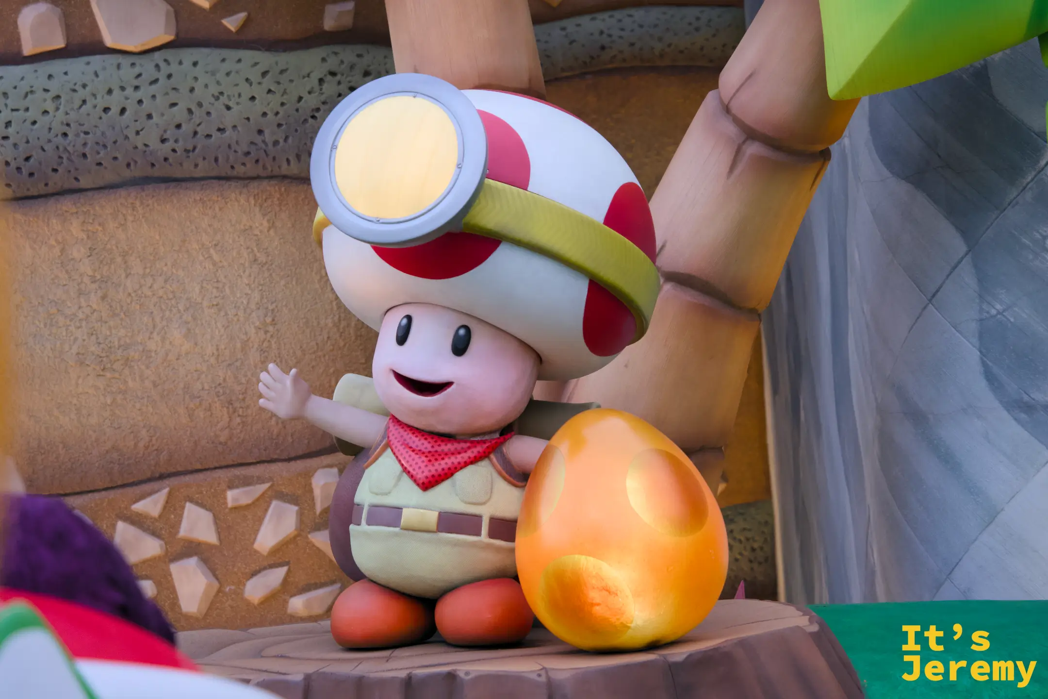 探索隊長 Toad（キャプテン・トード）的立體模型，頭燈與探險裝扮的設計可愛又有個性