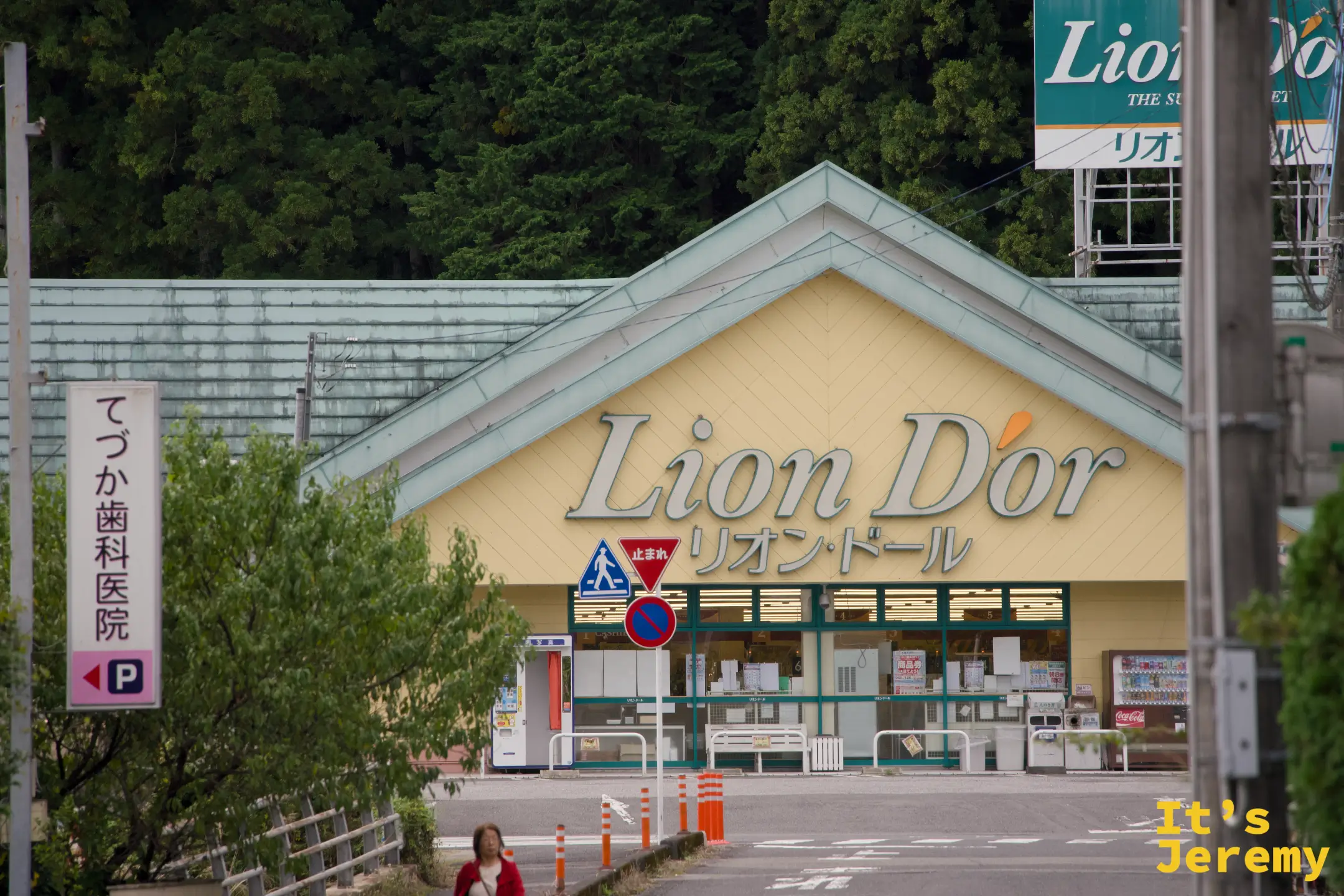 日光市區早晨，路旁的 Lion D