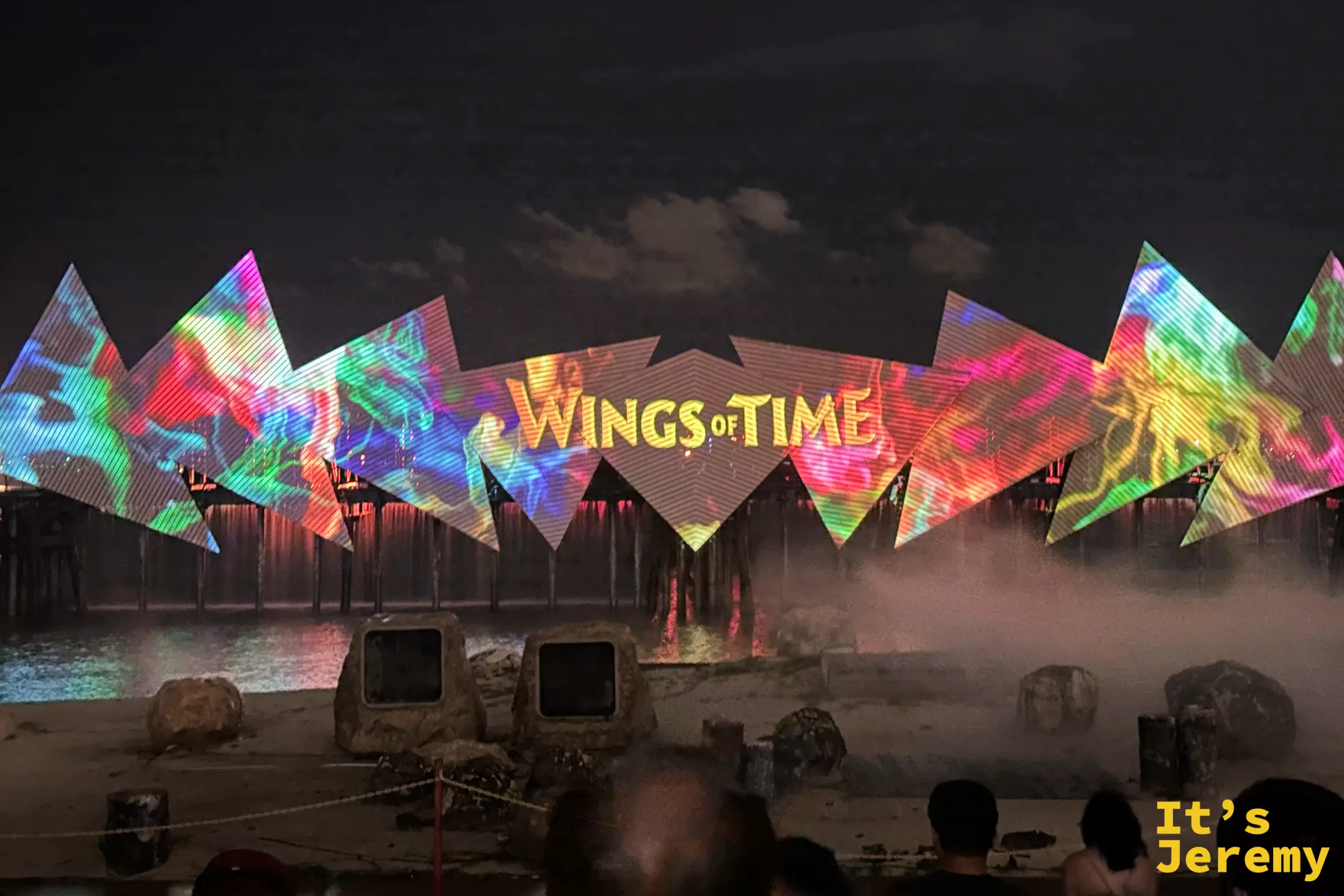 🇸🇬 聖淘沙景點｜時光之翼 Wings of Time：西羅索海灘的海上光影夜