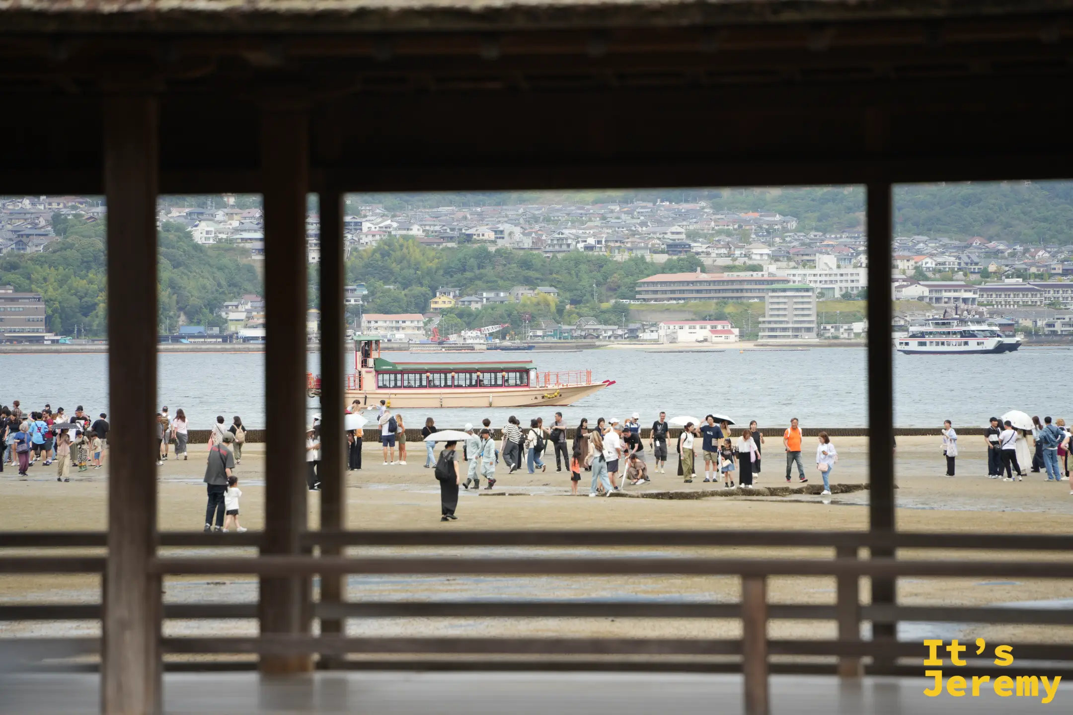 嚴島神社內的迴廊