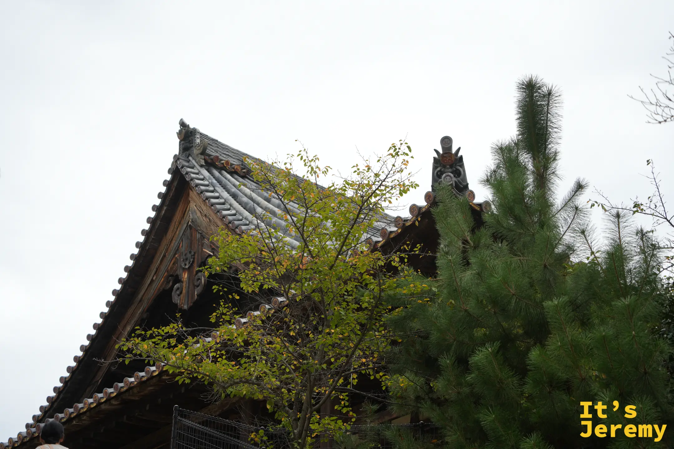豐國神社千疊閣的屋簷