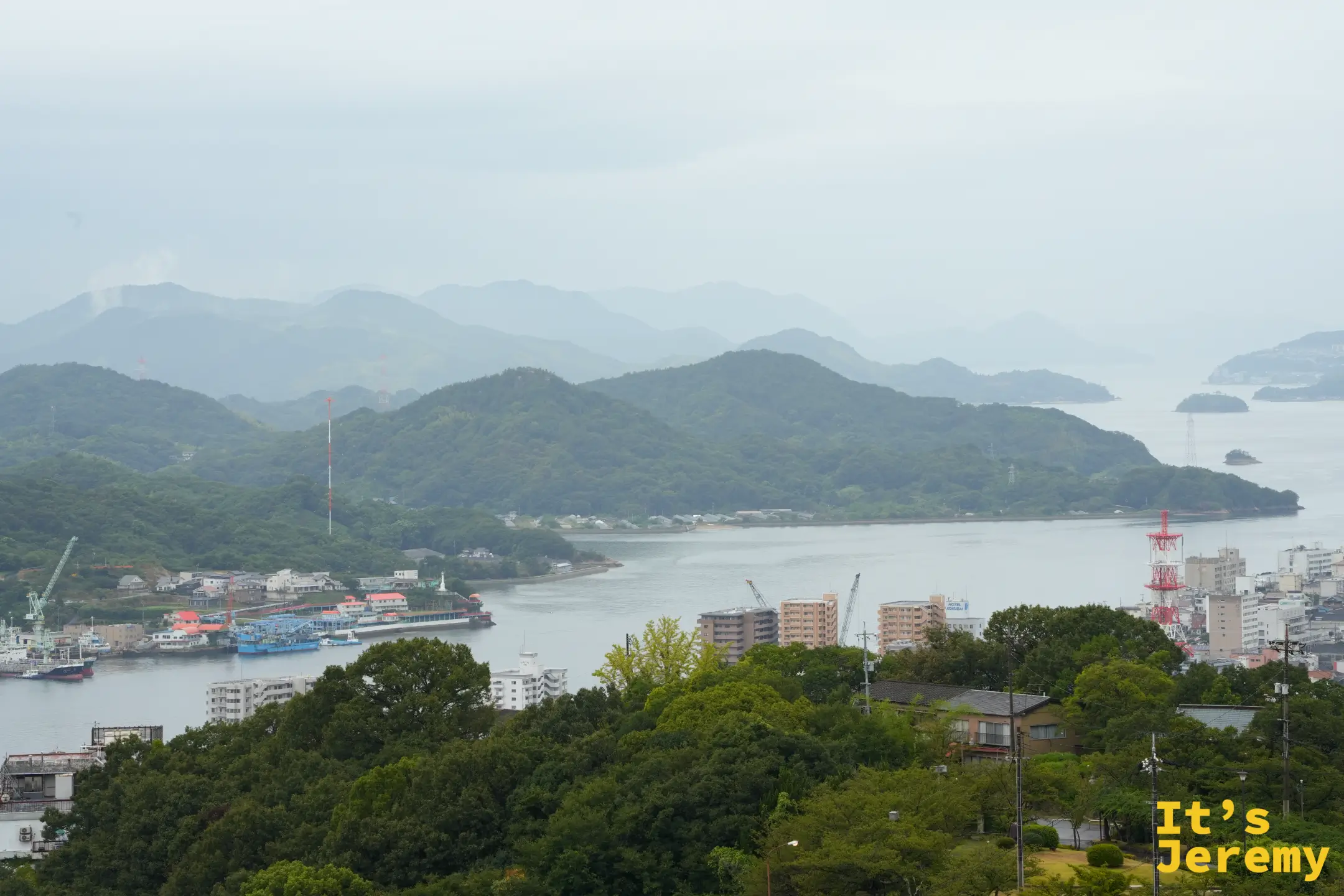 展望台風景