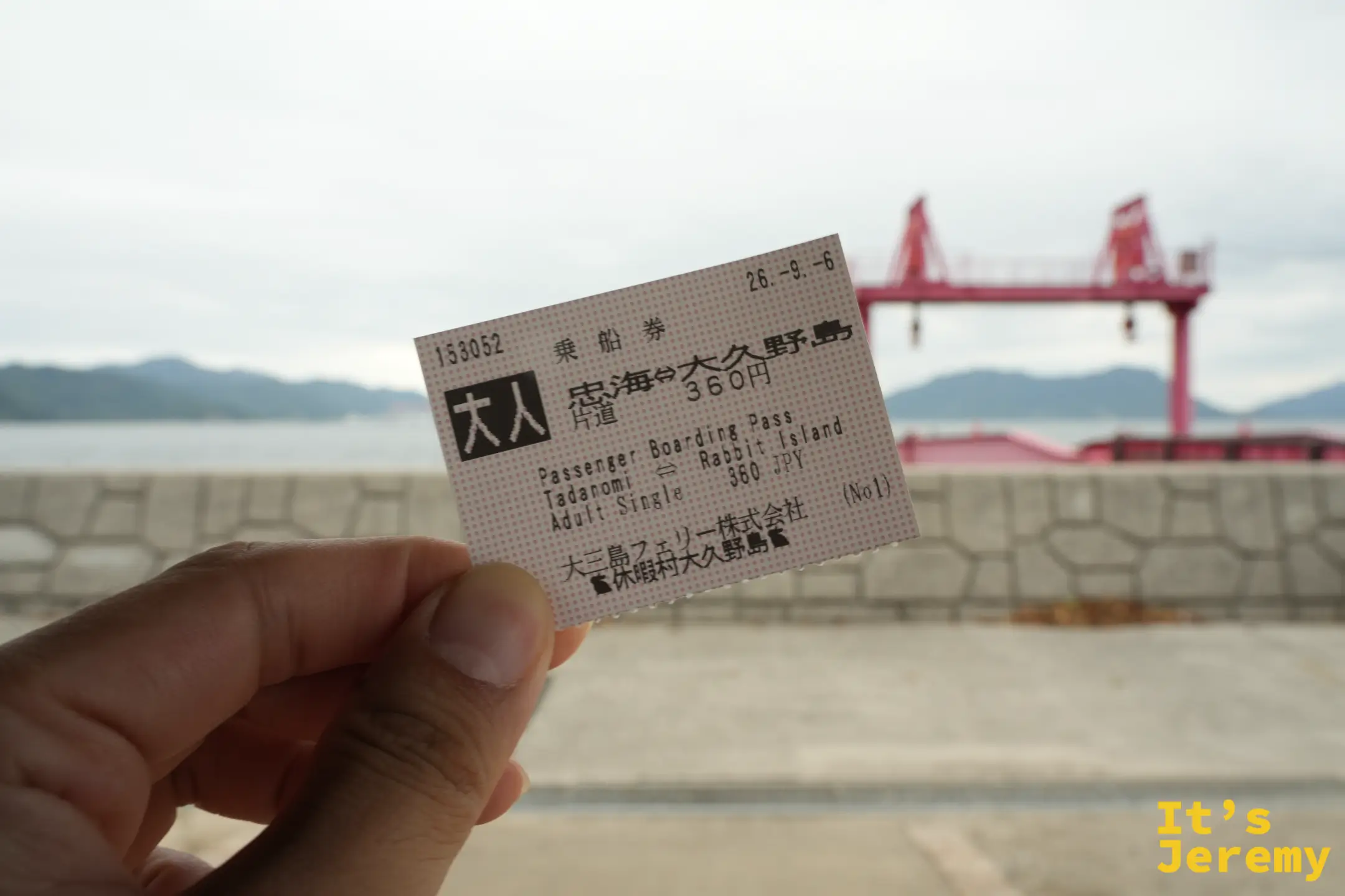 返回忠海港的船票