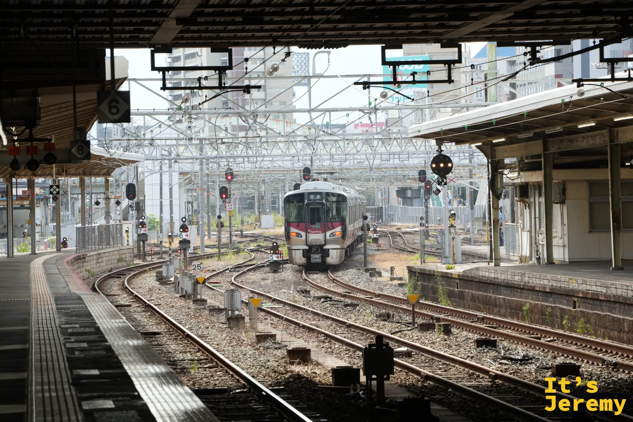 廣島站的車站一景