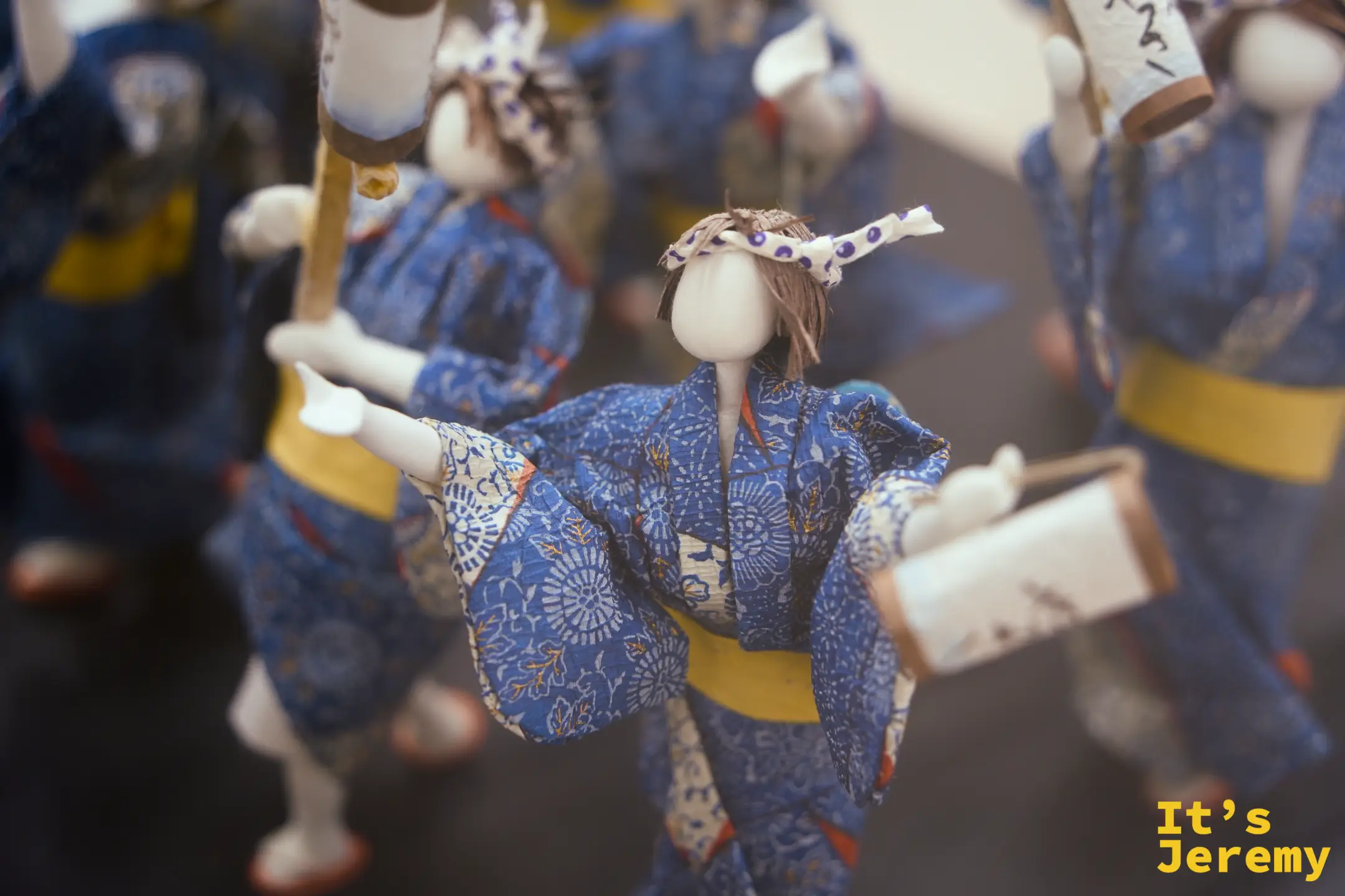 JR 三原站內的 Yassa 祭模型