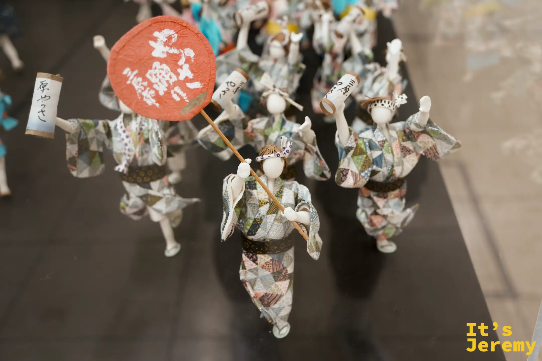 JR 三原站內的 Yassa 祭模型一角