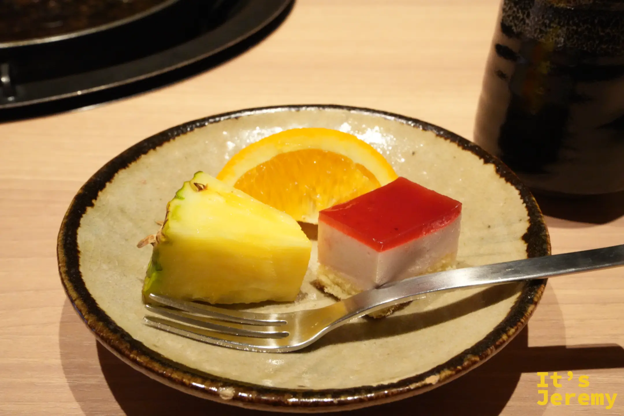 套餐附的飯後甜點