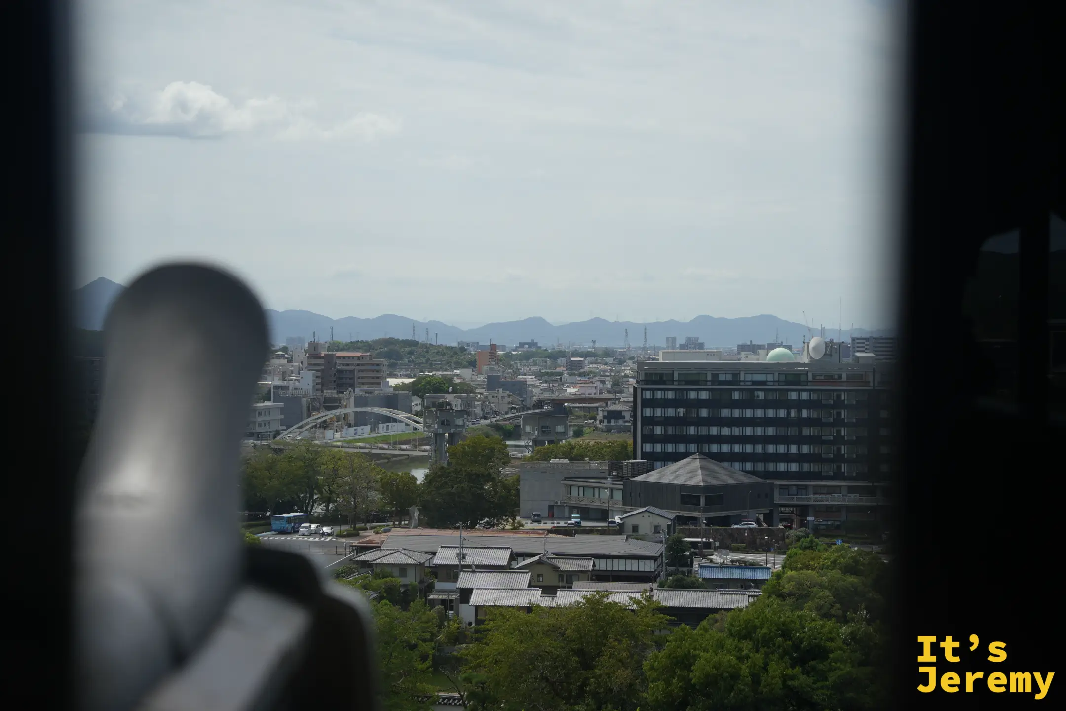 從狹間遠眺岡山市景