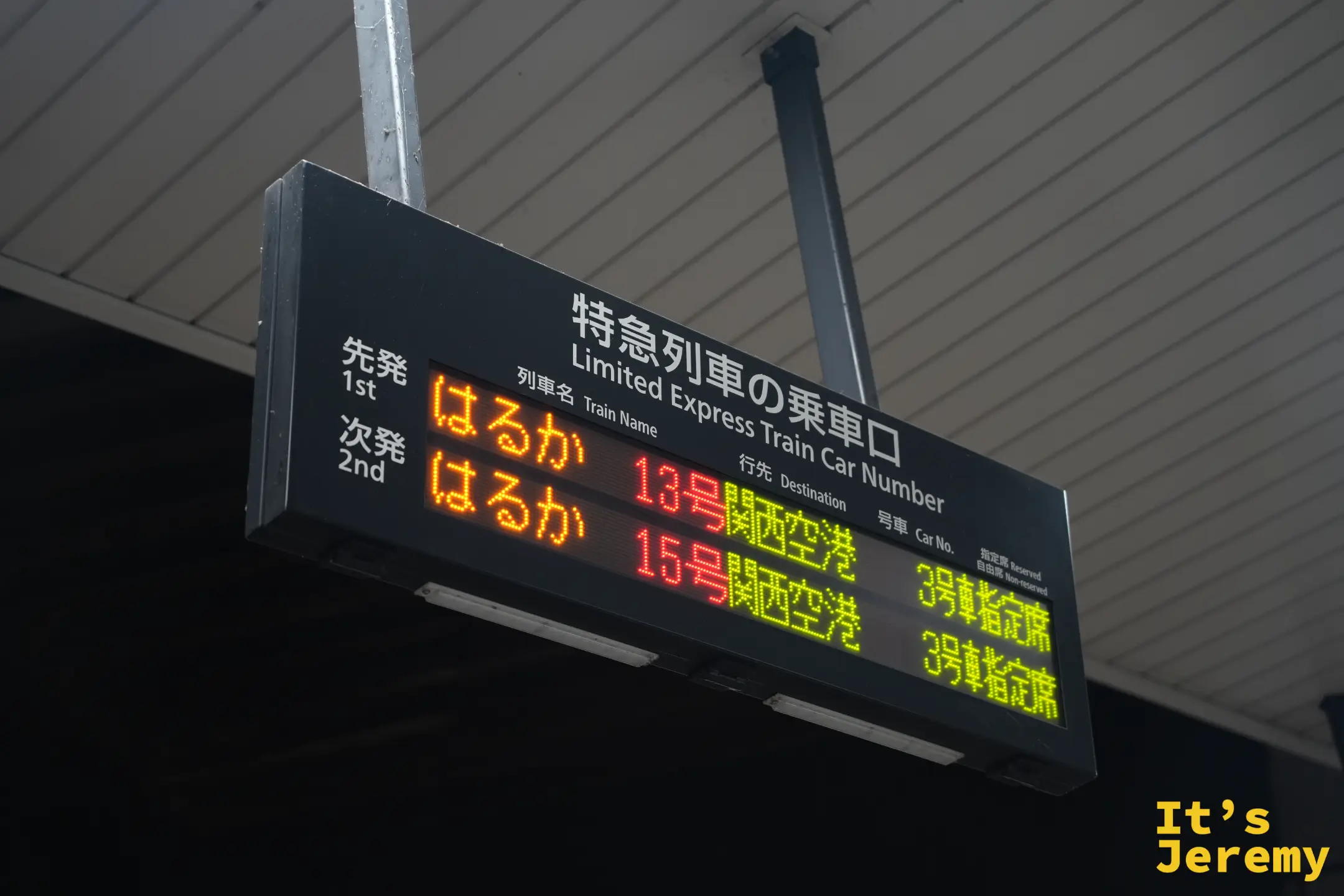 HARUKA 的列車資訊看板
