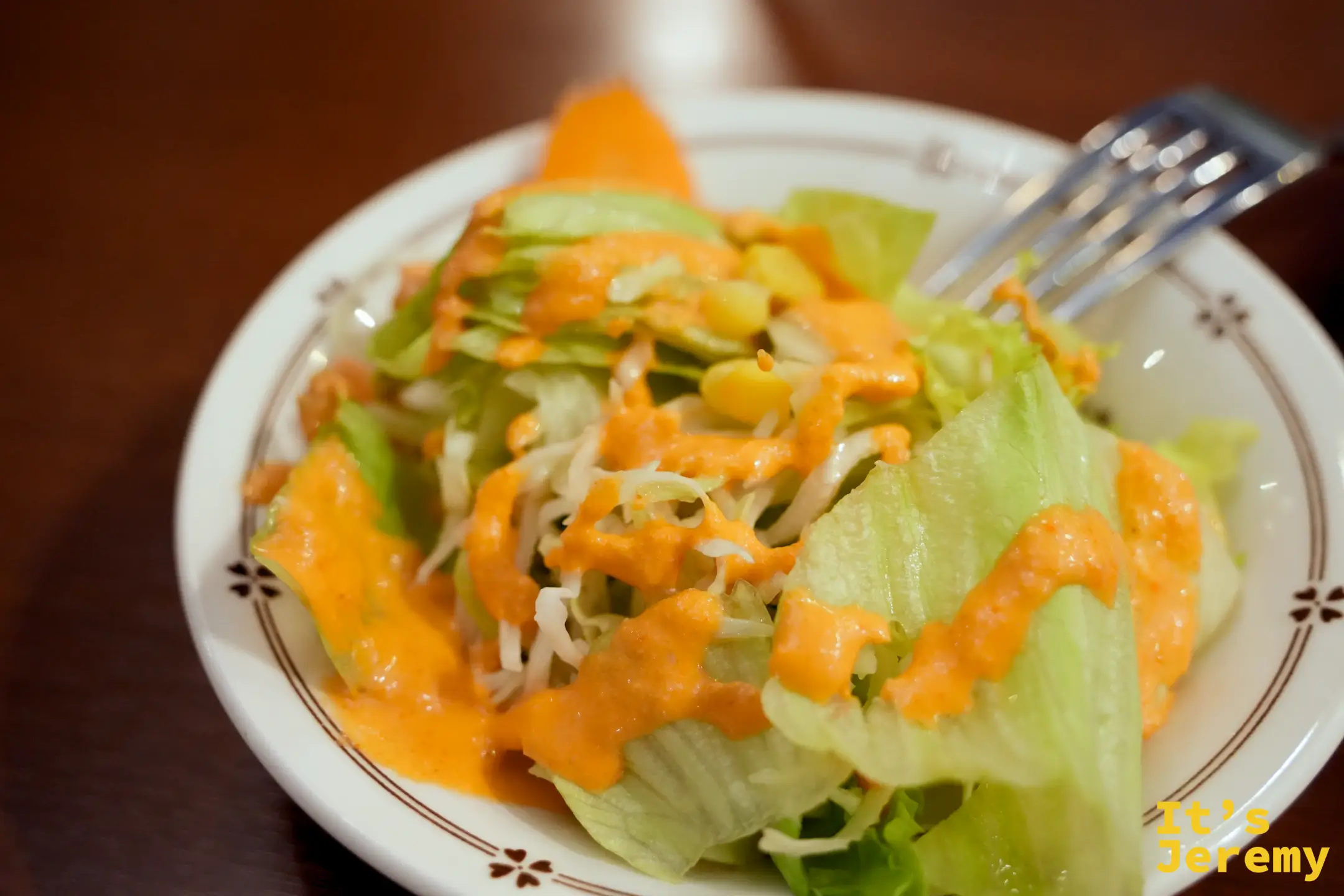 套餐附的沙拉