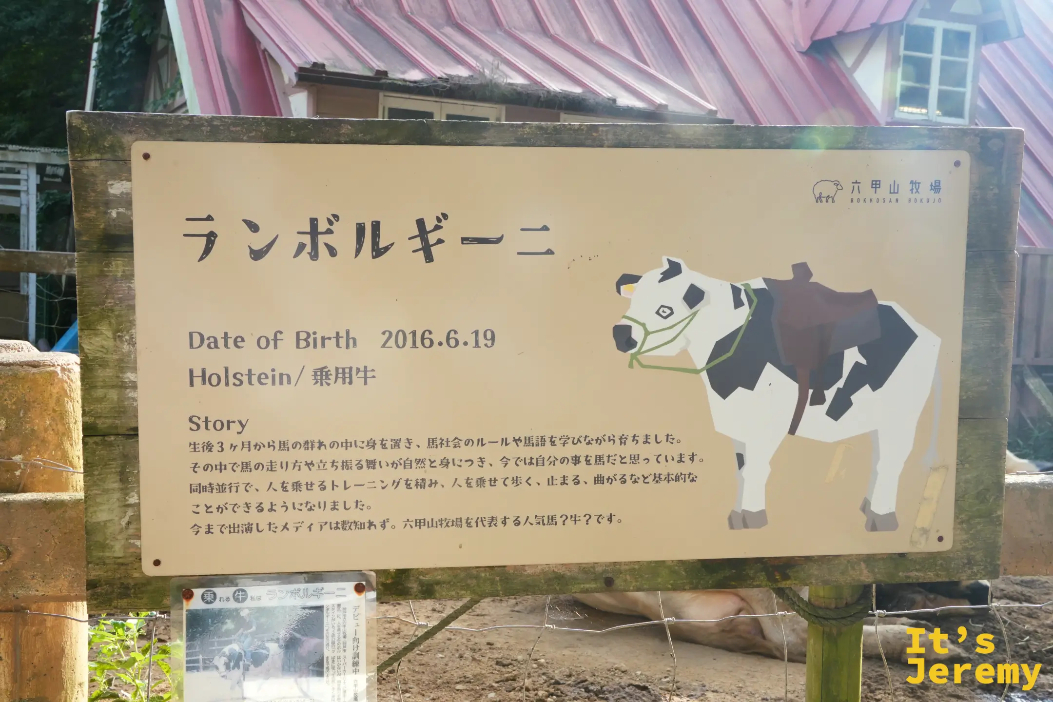 藍寶堅尼的解說牌