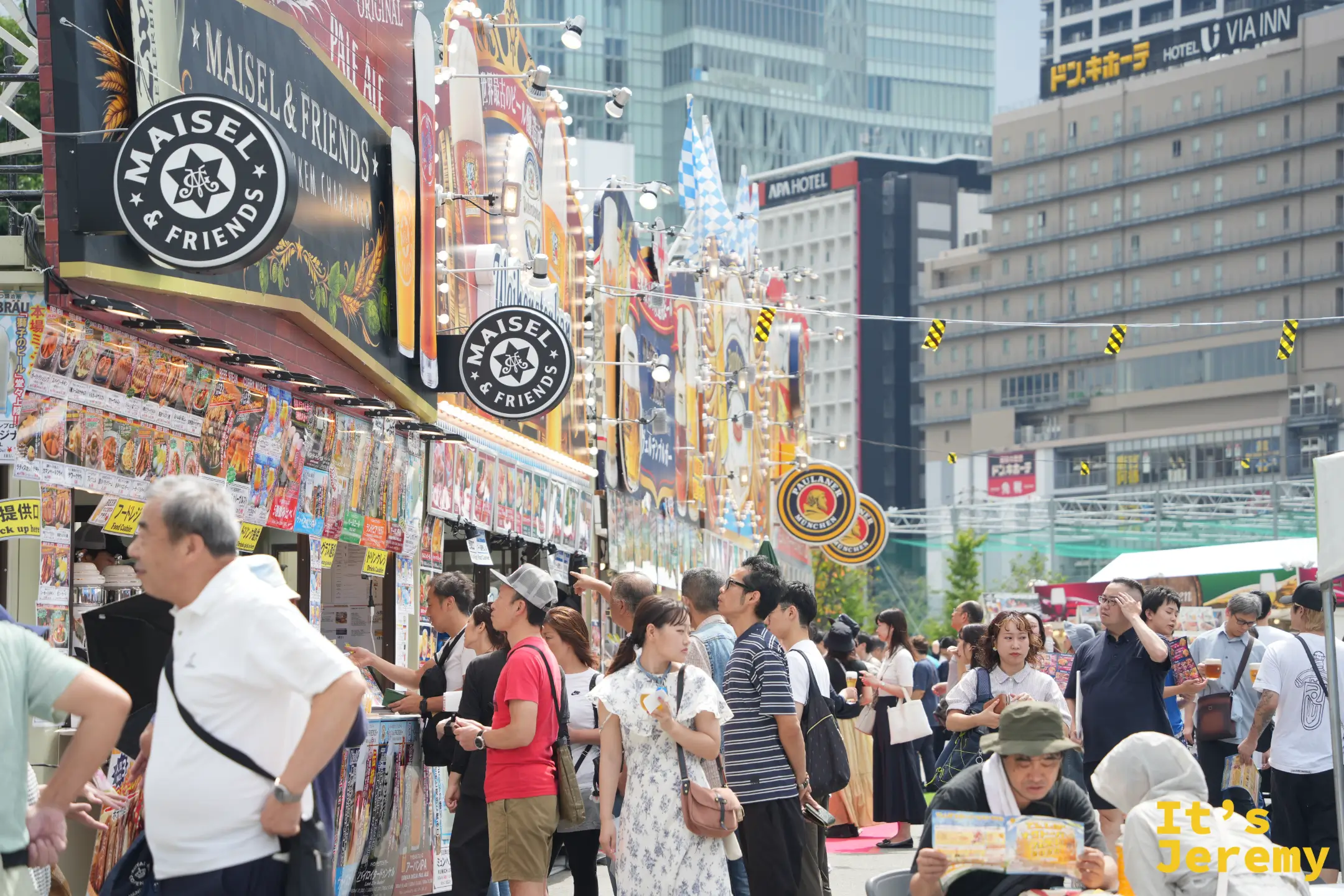 天芝 Oktoberfest 的攤位